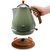 德龙（DeLonghi）KBO2001 电水壶 意式复古不锈钢烤漆家用1.7升电水壶(橄榄绿 KBO2001.VGR)第4张高清大图