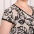 2013新款夏装 中老年服装 中年女装时尚妈妈装修身气质连衣裙(米色 XL)第5张高清大图