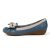 PUBGO2013年春季女鞋蝴蝶结单鞋休闲款W124003(64蓝色 39)第2张高清大图