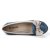 PUBGO2013年春季女鞋蝴蝶结单鞋休闲款W124003(64蓝色 39)第3张高清大图