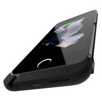 卡姆昂 背夹电池苹果6/6s充电宝无线移动电源壳iphone6/6s/plus(黑色 5800毫安 4.7英寸专用)