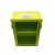 伊藤彩 日本进口 柜台式带轮两层组合收纳柜 整理置物架 3301(绿色)第2张高清大图