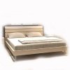 恩嘉依木床双人床1.5米板床板式床大床简约现代单人床木质床*