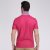 2013年新款 夏季新款短袖polo衫 男士意大利款简约时尚纯色短袖polo衫(玫红色 S)第4张高清大图
