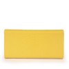 莎若塔2013夏季新款韩版真皮钱包时尚摔纹糖果色钱包牛皮卡包8802(黄色)