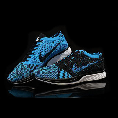耐克nike 阴阳鞋 flyknit racer 登月 飞线 男女 透气 跑步鞋 运动鞋