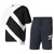 Adidas阿迪达斯三叶男新款运动T恤短袖休闲运动裤针织裤短裤(白兰 L)第4张高清大图