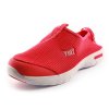 沃特VOIT女式运动鞋网布透气休闲跑鞋低帮赖人鞋121262772(胭脂红/白 36)