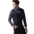 狄亚诺 商务休闲假两件套 薄款时尚修身羊毛混纺针织衫(黑色-50 175)第2张高清大图