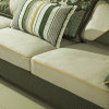 客厅现代简约布艺沙发可拆洗大小户型转角客厅多人沙发组合家具 现代布艺沙发(绿色沙发 单位+三位+贵妃位3.6米)