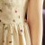 苏醒的乐园 2013夏装新品韩版女装修身网纱绣花连衣裙36(米色 M)第4张高清大图