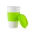 一品望家 双层陶瓷杯带盖 情侣对杯 马克杯陶瓷杯 绿色 350ml(绿色)第5张高清大图