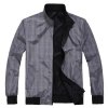 (Baneberry ) 秋冬新款时尚休闲两面可用防风夹克 2700186 灰色 54