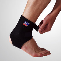 LP 757 足部护具护踝 跑步健身网排足篮羽毛球运动护踝 足踝护具(黑色)