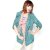 GOGIRL 高歌 韩版女装休闲连帽短外套 G2111A01  XS第3张高清大图