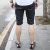 斯帕乐 SIPPARO 纯色 沉稳 时尚休闲 男士中裤 3215D2004 黑色 31（2.39尺）第3张高清大图