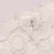 曼爱莎（myelsa）BQ1320144Y淑女风圆形蕾丝镂空有内衬短裙半裙(白色 S)第2张高清大图