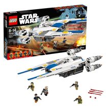 正版乐高LEGO StarWars星球大战系列 75155 义军U翼战斗机 积木玩具(彩盒包装 件数)