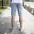 斯帕乐 夏季新款 纯棉 清爽 时尚休闲 男士短裤 3215D2003 浅绿 30（2.31尺）第3张高清大图
