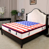 寝尚床垫 床垫 乳胶床垫 席梦思 独立圆簧床垫 豪华床垫 双人床垫(红色 1500*2000)