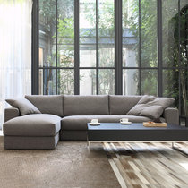 紫茉莉布艺沙发北欧沙发简约现代客厅转角组合L型日式可拆洗沙发(图片 双贵小户型2.5米)
