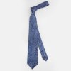 正品隆庆商务装宽领带 专柜桑蚕丝真丝领结 结婚男正装蓝色窄领带