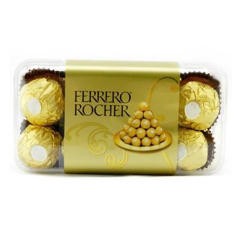 ferrero rocher费列罗巧克力 进口巧克力费列罗16粒装榛果威化巧克力