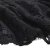 曼爱莎（myelsa）BQ1310193X黑色蕾丝自然褶双层蕾丝半裙短裙(黑色 S)第5张高清大图