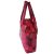 泽优诚品 红色女士单肩包太空包羽绒包玫瑰底纹热情似火 1222008第4张高清大图