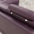 优雅紫色头层牛皮客厅转角组合沙发第2张高清大图