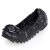 2013新款春鞋  小圆头糖果色平跟船鞋瓢鞋锯齿底女单鞋(黑色 38)第5张高清大图