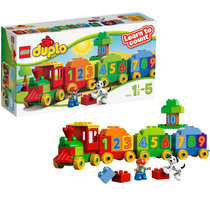 正版乐高LEGO 得宝大颗粒系列 10558 数字火车 LEGO 积木玩具(彩盒包装 件数)