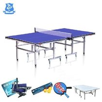 台湾世霸龙比赛标准折叠式乒乓球台移动带轮乒乓球桌（赠送乒乓网架和乒乓桌防尘罩）s