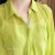 2013春夏装新款新品 韩版女装宽松长款雪纺上衣衬衫CS5(绿色 L)第3张高清大图