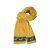 韩版情侣针织围巾 秋冬季保暖长毛线 女士羊毛羊绒围脖 W067(黄色)第2张高清大图