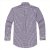 帛利（Baneberry）休闲撞领拼格长袖衬衫10067(灰紫 39)第3张高清大图