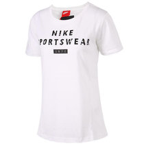 Nike 耐克 女装 休闲 短袖针织衫 运动生活 848698-100(848698-100 1XL)