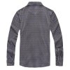 EAIBOSSCAN2013春夏款商务休闲格子男式衬衫(黑灰格子 54)
