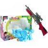 模型玩具 达群 激光枪电动红外线射击玩具- （长枪配置） 大象