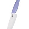 七鲤 特级陶瓷刀 纯刃系列4寸水果刀  ( 紫色 )