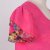 EVEI夏装新款女装韩版时尚碎花中长款雪纺衫 泡泡袖上衣320997(玫红 M)第2张高清大图