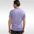 DANUO狄亚诺 新款男士商务休闲纯棉短袖T恤(紫色-80 165)第2张高清大图