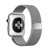 apple Watch表带不锈钢 苹果手表带运动 iwatch表带米兰尼斯(黑色 42mm)第5张高清大图