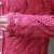 索晴2013春新款韩版女装加厚织外套长款开衫勾花镂空珍珠纽扣 均码第4张高清大图