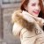 苏醒的乐园 2013冬季新款新品 韩版女装白鸭绒修身羽绒服YRF197(米白色 S)第3张高清大图