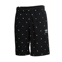 Adidas阿迪达斯三叶草系列服新款针织运动休闲夏季男短裤AO0552(黑色AO0551 XL)