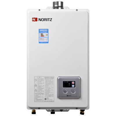 能率（NORITZ）GQ-1680CAFE 12T燃气热水器（16L）（加赠一台卓朗电热水壶，赠品由厂家发送）