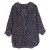 泡沫之音OSA2012秋季韩版女装新款波点荷叶边七分袖衬衫C23536蓝色 S第4张高清大图