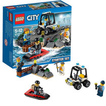 正版乐高LEGO City城市系列 60127 监狱岛入门套装 积木玩具(彩盒包装 件数)