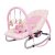 硕士 新款宝宝摇椅 婴儿摇椅趟椅婴儿睡床安抚椅可躺可携M8382粉色第2张高清大图